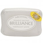 Brilliance Archival Pigment Ink Pad - Moonlight White